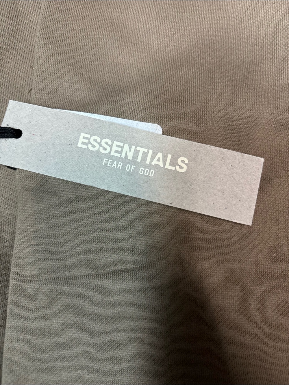 Fw20 fear of god essentials Taupe hoodie - Picture 2 of 7